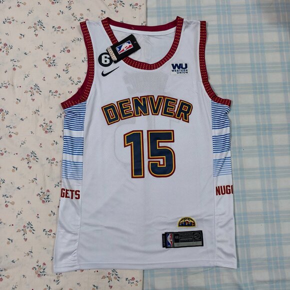 NBA Men's Denver Nuggets Nikola Jokic Jersey #15 - Picture 1 of 7